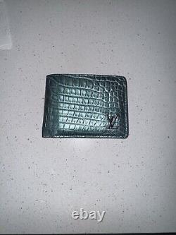 Men's Louis Vuitton Wallet EXTREMELY RARE Alligator & Goat Leather