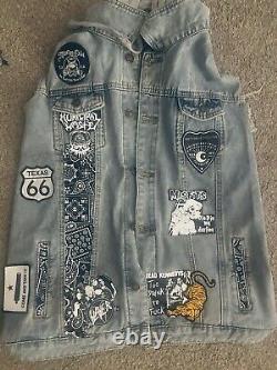 Metal 2003 Vest Slayer Iron PUNK -Authentic Handmade Rare 80's 90's Patches ATX