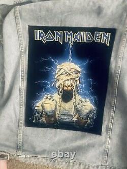 Metal 2003 Vest Slayer Iron PUNK -Authentic Handmade Rare 80's 90's Patches ATX