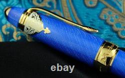 Michel Perchin Star of India LE Deep Blue Fountain Pen (#06-25) EXTREMELY RARE