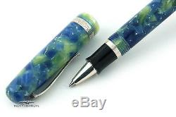 Montegrappa Asolo Elmo Green/Blue Rollerball Pen C. 1998 Extremely Rare