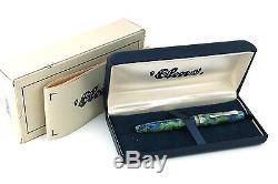 Montegrappa Asolo Elmo Green/Blue Rollerball Pen C. 1998 Extremely Rare