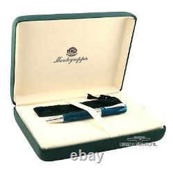 Montegrappa Blue Symphony Celluloid Ballpoint Pen Extremely Rare