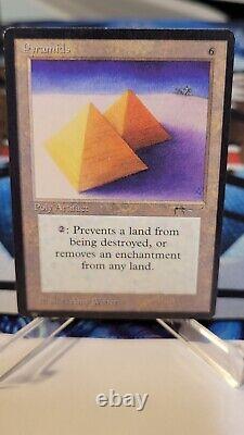 Mtg Crimping Error PYRAMIDS Arabian Nights NM Extremely Rare