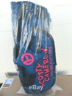 NEW Cameron CIRCLE T BLUE and PINK WAVE Stand Bag + Extremely Rare TRAVEL CASE