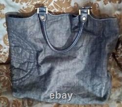 NWOT Extremely Rare Tory Burch Denim All T East West Tote Bag