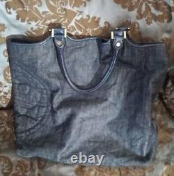 NWOT Extremely Rare Tory Burch Denim All T East West Tote Bag