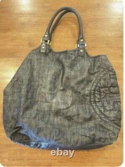 NWOT Extremely Rare Tory Burch Denim All T East West Tote Bag