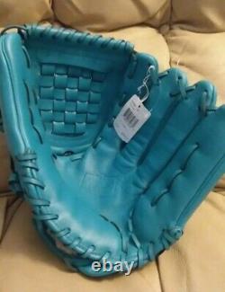 NWT $350 Extremely Rare Coach Turquoise Leather Baseball Glove F55699 (damaged)