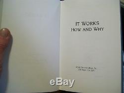 Narcotics Anonymous EXTREMELY RARE LIKE NEW BLUE IT WORKS-HOW & WHY 1994 1ST PRT