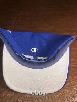New Extremely Rare Vintage 90s Dallas Mavericks Champion Snapback Wool Hat, Blue