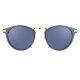 New Linda Farrow 24k Gold Blue Sunglasses Unisex EXTREMELY RARE! MSRP $949