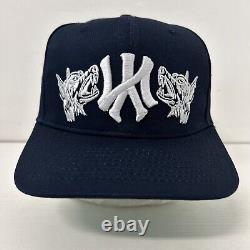 New York Yankees MLB KTHLA Tuff Crowd Snapback Hat Cap Blue Extremely Rare