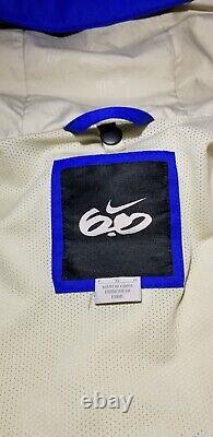 Nike 6.0 Kampai Snowboard Jacket Sample Large Blue/White/Brown Extremely Rare