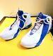 Nike Shox Flight 2003 Basketball Shoes White Blue Mens Sz 16 1/2 Extremely Rare