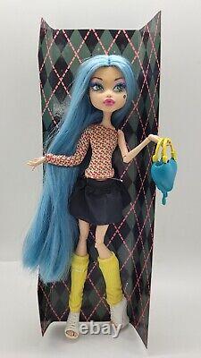 OOAK Blue Saran rerooted MONSTER HIGH Candy Extremely Rare Mattel BIRTHDAY Doll