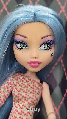 OOAK Blue Saran rerooted MONSTER HIGH Candy Extremely Rare Mattel BIRTHDAY Doll