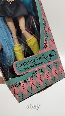 OOAK Blue Saran rerooted MONSTER HIGH Candy Extremely Rare Mattel BIRTHDAY Doll