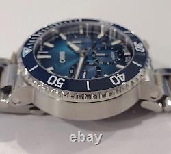 Oris Aquis Blue Whale Limited Edition Mens Watch 45.5mm Extremely Rare