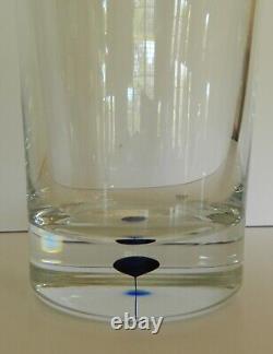 Orrefors Intermezzo Blue 12 Vase EXTREMELY RARE