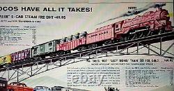 POST WAR 1587S LADY LIONEL Train Set for Girls in Pastel Colors EXTREMELY RARE