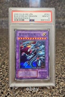 PSA 10 GEM MINT Blue Eyes Ultimate Dragon Yu-Gi-Oh! 2000 Premium Pack 3 P3-01