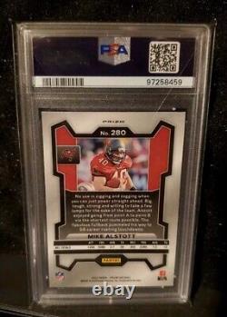 PSA 10 (POP 1) Blue Prizm SSP Mike Alstott Extremely Rare Card Case Hit Panini