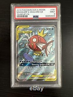 PSA 9 Magikarp & Wailord GX 161/181 Team Up Pokemon Sun & Moon