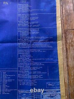 Pennhurst State Hospital School Blue Print Cover Sheet. Extremely Rare 1 Of 1