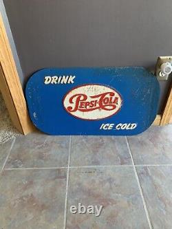 Pepsi-Cola extremely rare embossed sign