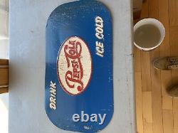 Pepsi-Cola extremely rare embossed sign