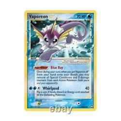 Pokemon Power Keepers Vaporeon Star (UR) #102 (Holo) Fair