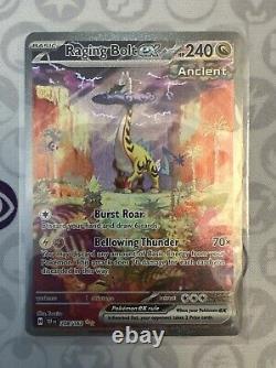 Pokémon TCG Card Raging Bolt EX 208/162 S&V Temporal Forces Illustration Rare NM