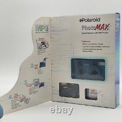 Polaroid Photomax MP3 Digital Camera 2000 Extremely Rare Blue Translucent