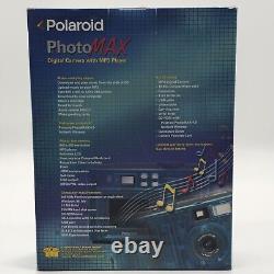 Polaroid Photomax MP3 Digital Camera 2000 Extremely Rare Blue Translucent