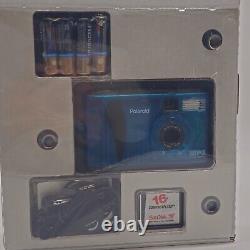 Polaroid Photomax MP3 Digital Camera 2000 Extremely Rare Blue Translucent