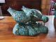 Poole Pottery Pair Of Blue Glaze Sandpipers Extremely Rare & Perfect