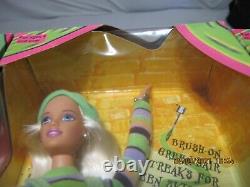 RARE 4pc Color Barbies NIP Purple Panic, Extreme Green, Cool Blue, Perfect Pink