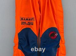 RARE MAMMUT EXTREME SERAC PROJECT GORE-TEX Pants Trousers Orange Navy Size M