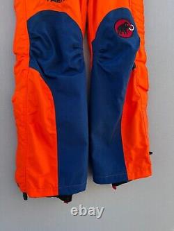 RARE MAMMUT EXTREME SERAC PROJECT GORE-TEX Pants Trousers Orange Navy Size M