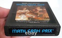 RARE Math Gran Prix TELE-GAMES BLUE LABEL (1982) Atari 2600? Game + Manual