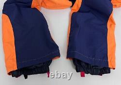 RARE Men's MAMMUT EXTREME GORE-TEX XCR Nuptse Pants Trousers Orange Navy Size S
