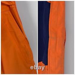 RARE Men's MAMMUT EXTREME GORE-TEX XCR Nuptse Pants Trousers Orange Navy Size S