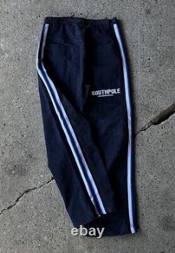 RARE Southpole Extreme Gear Baggy Side Stripe Skater Jeans Jnco Style Size 31