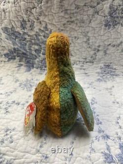 RARE TY Beanie Baby Beak #424- With EXTREMELY RARE BLUE WING