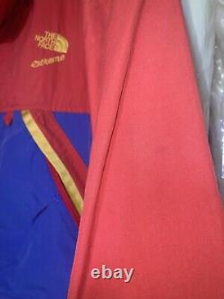 RARE VINTAGE NORTH FACE EXTREME With HOOD GORE TEX JACKET MEN S M RED BLUE YELLOW