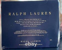 Ralph Lauren YVETTE QUEEN 4 PIECE SET Extremely Rare ITALY-USA-MADE 100% COTTON