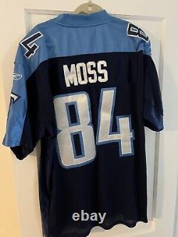 Randy Moss #84 Tennessee Titans Reebok On Field Jersey Size 54 EXTREMELY RARE