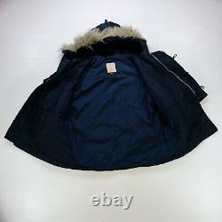 Rare VTG ALPHA INDUSTRIES Type N-3B Extreme Cold Fur Hood Parka Jacket 80s 90s L