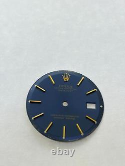 Rolex DateJust 36mm SIGMA Blue Dial Model 1601 EXTREMELY RARE